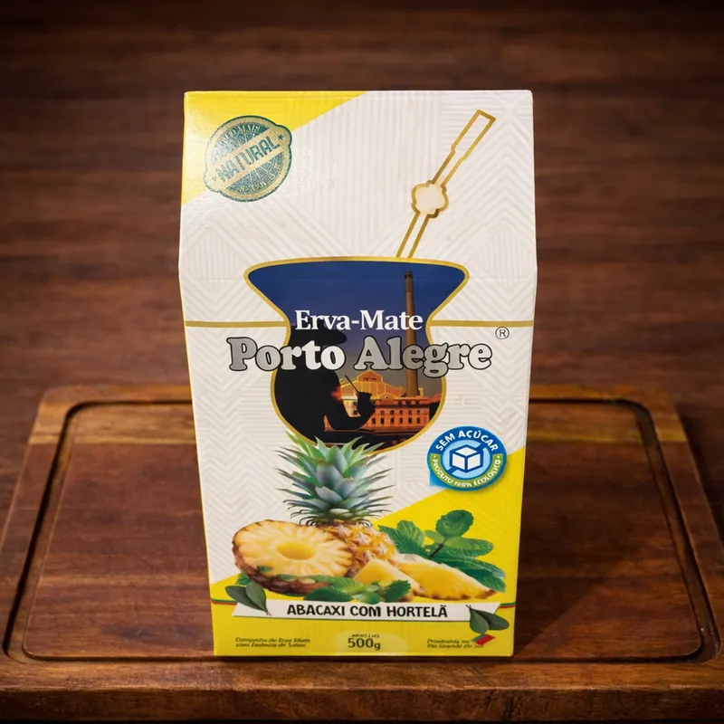 Erva-Mate Abacaxi com Hortelã 500g em Gravataí | Kuase Nada